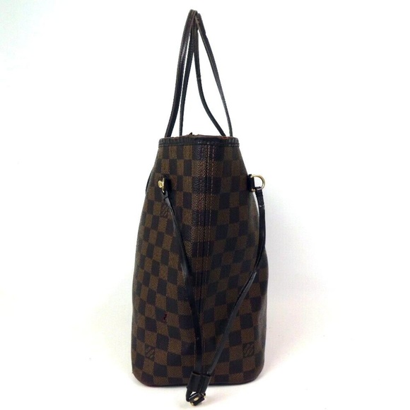 Auth Louis Vuitton Damier Neverfull Mm Bag #697L32 - Picture 3 of 7